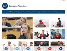 Tablet Screenshot of edufinanciera.com